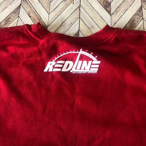 Redline Motorsport Apparel Christmas/Holiday Sweater, Red. Vroom Vroom Size Med - Picture 4 of 6